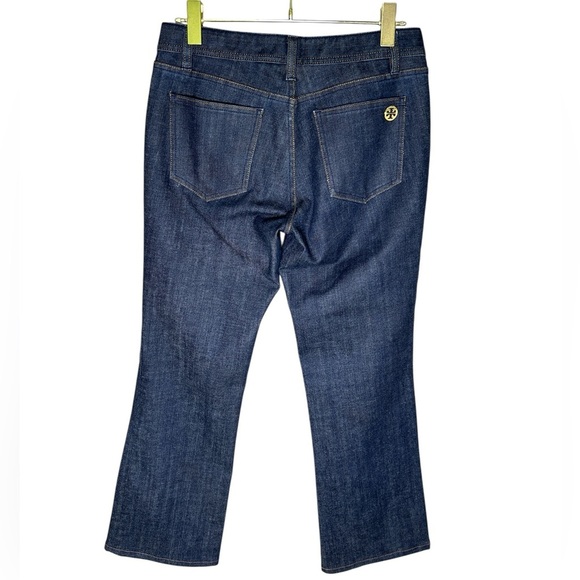 Tory Burch Classic Tory Jeans – Size 28, Dark Blue Denim - Picture 9 of 9